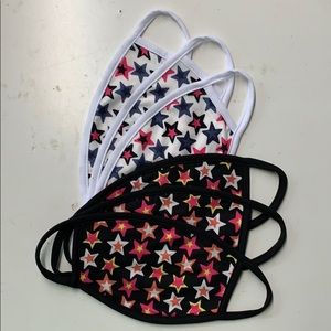 6 reusable fashion kids face masks